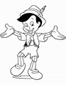 Dibujos de Pinocho Sonriendo para Colorear para Colorear, Pintar e ...