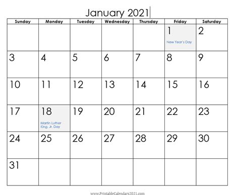 Choose from over a hundred free powerpoint, word, and excel calendars for personal, school, or business. Printable Calendar 2021 with Holidays Yearly, Monthly, Doc ...