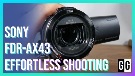 Sony Fdr Ax43 Handycam With Exmor R Cmos Sensor Unboxing First