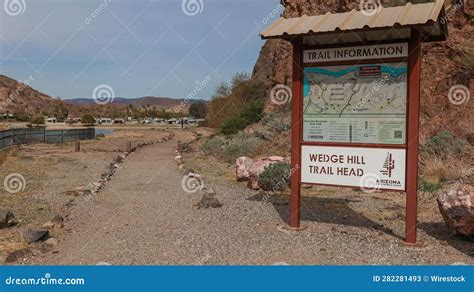 Wedge Hill Trail Signage And Map Inside Arizona S River Island State