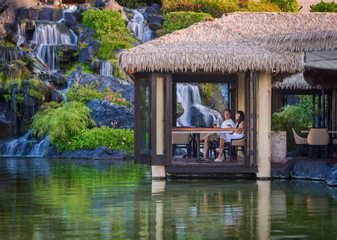 Beachfront Restaurants In Kauai Luau Grand Hyatt Kauai