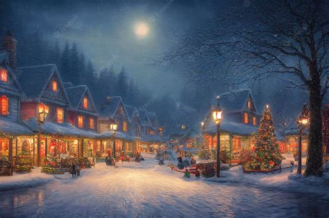 Download Free 100 Christmas Village Background Wallpapers