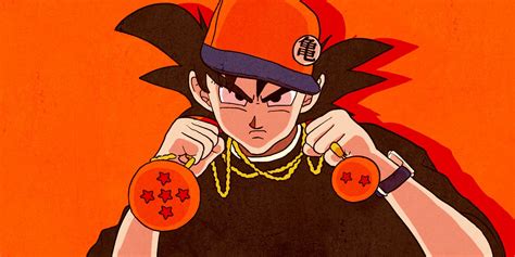 Dragon ball is a japanese media franchise created by akira toriyama in 1984. goku going gangster lol | Rappers, Dragon ball z, Dragon ball