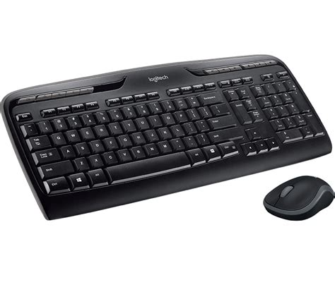 Logitech Mk330 Wireless Keyboard And Mouse Combo With Media And Internet