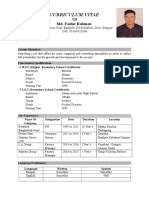 A microsoft word resume template is a tool which is 100% free to download and edit. CV Format BD | Bangladesh | Dhaka