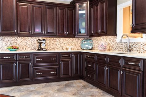 We are a local business with the goal of ensuring every one of our clients gets the perfect kitchen, and our community in west palm beach can attest to that. Palm Beach Dark Chocolate Kitchen Cabinets - Traditional ...