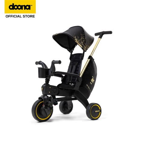 Doona Liki Trike Gold Limited Edition Rain Cover Combo 1 Year International Warranty