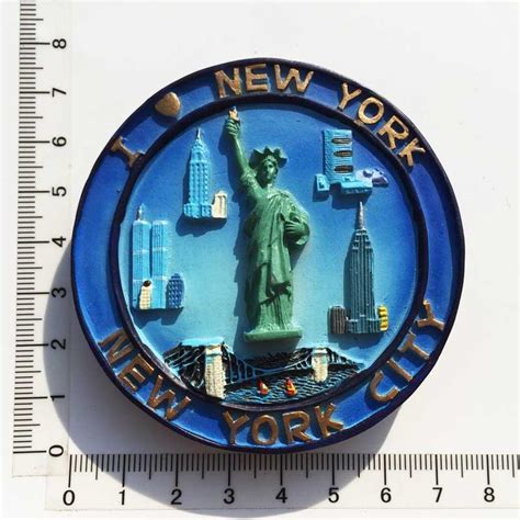 Buy 3d New York City Classic Resin Fridge Magnets Home Kitchen