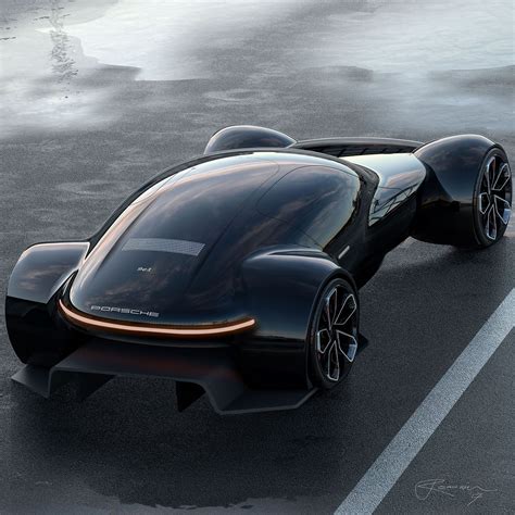 Porsche 9e1 Study Envisions An All Electric Future Hypercar Carscoops