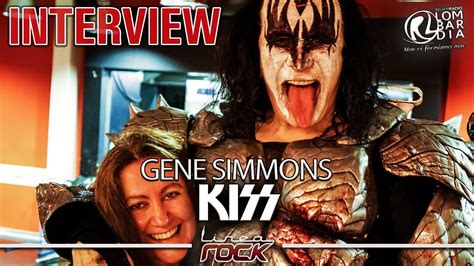 Kiss Gene Simmons Interview Linea Rock 2023 By Barbara Caserta Youtube