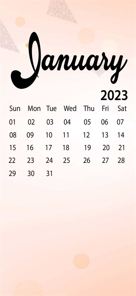 January Calendar Wallpaper 2023 Ixpap