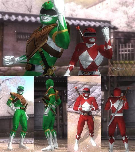 Doa5lr Mighty Morphin Power Rangers Mod Pack By Monkeygigabuster On