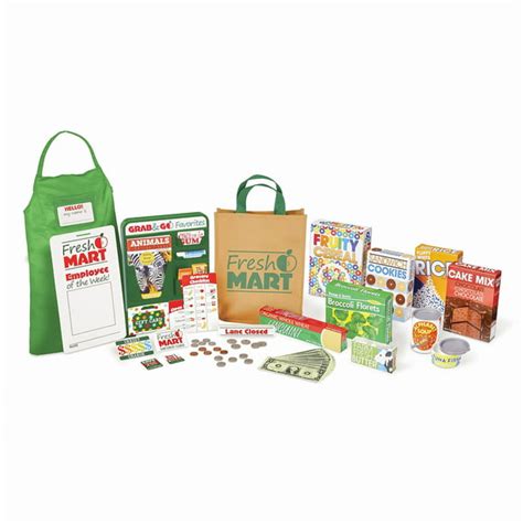Melissa And Doug Fresh Mart Grocery Store Play Food And Role Play