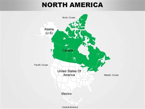 North America Continents Powerpoint Maps Ppt Images Gallery