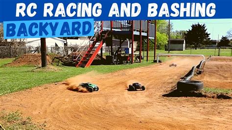Epic Backyard Rc Car Track Traxxas Maxx And Erevo Racing And Bashing
