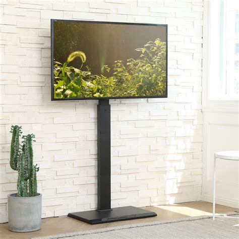 Modern Floor Tv Stand Up To 55 Inch Tv Black Television Stand With