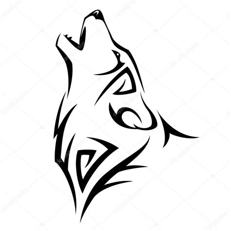 Howling Wolf Head Drawing At Getdrawings Free Download