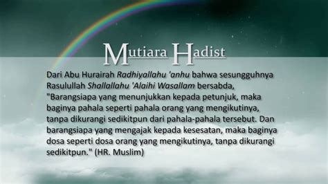 Kata Mutiara Islam Menurut Hadits Ragam Muslim
