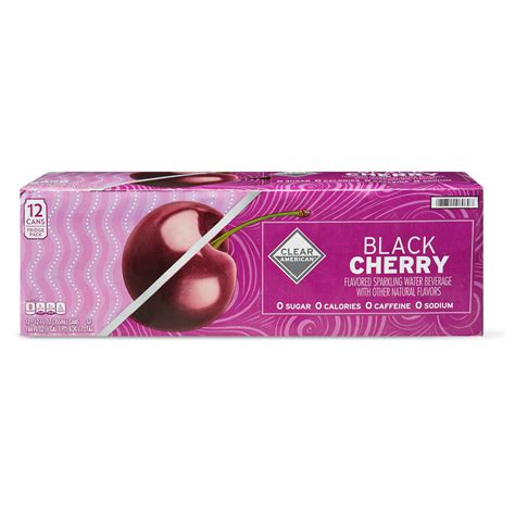 Clear American Black Cherry Sparkling Water Fl Oz Pack Cans