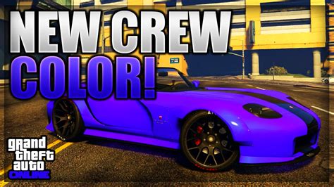 Gta 5 Online New Raremodded Crew Color 47 Intoxicated Purple