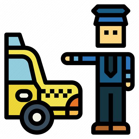 Taxi Driver Cab Suit Icon Download On Iconfinder
