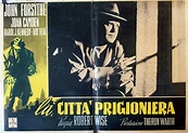 "LA CITTA PRIGIONIERA" MOVIE POSTER - "THE CAPTIVE CITY" MOVIE POSTER
