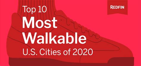 redfin unveils the 10 most walkable u s cities of 2020