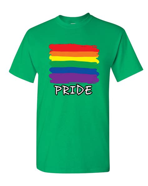 Gay Pride T Shirt Rainbow Flag Lgbt Marriage Love Wins Mens Tee Shirt