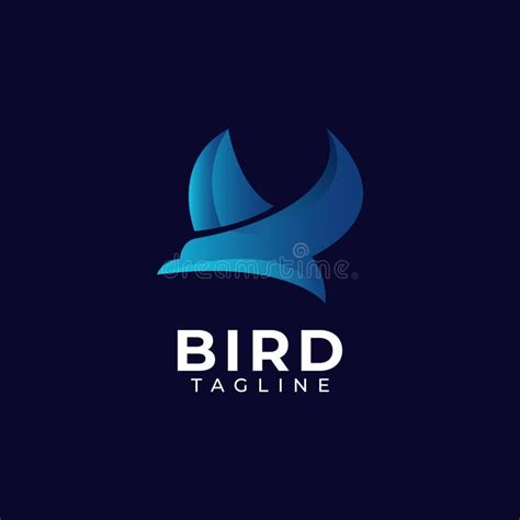 Abstract Colorful Bird Logo Template Stock Vector Illustration Of