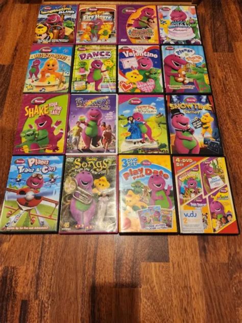 Barney Dvd Lot 15 Barney The Purple Dinosaur Children Toddler