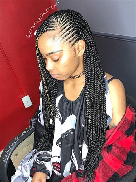 27 Black Braided Hairstyles For Big Foreheads Hairstyle Catalog