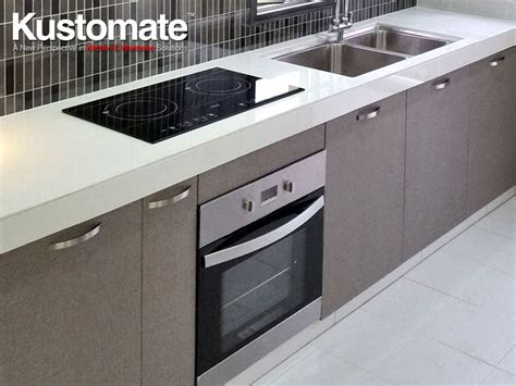 Modern kitchen concrete exudes timeless elegance. Concrete Kitchen Countertops With Melamine Cabinets ...