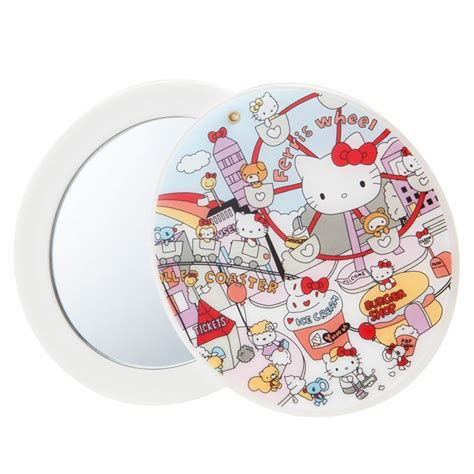 Hello Kitty Mini Compact Mirror Amusement Park Sanrio Japan Hello