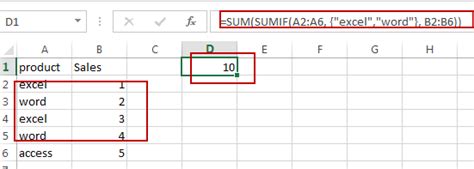 How To Sum Cells With Multiple Criteria In Excel Printable Templates