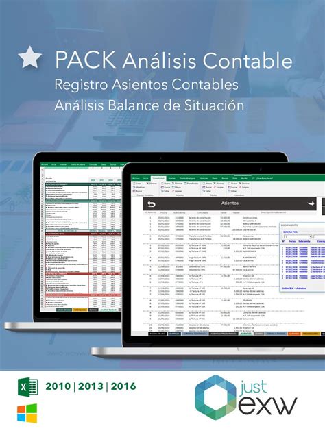 Pack An Lisis Contable Plantillas De Excel De Contabilidad Excel