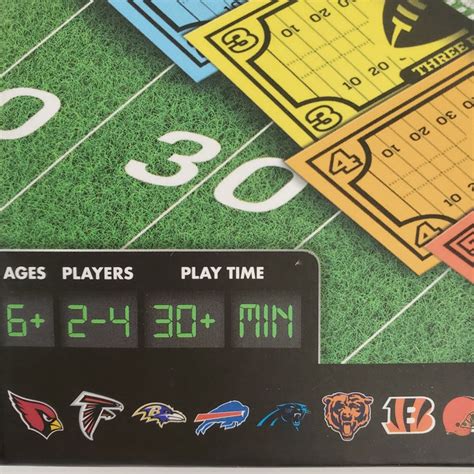 Nfl Opoly Monopoly Junior Board Game Collectors Edition New