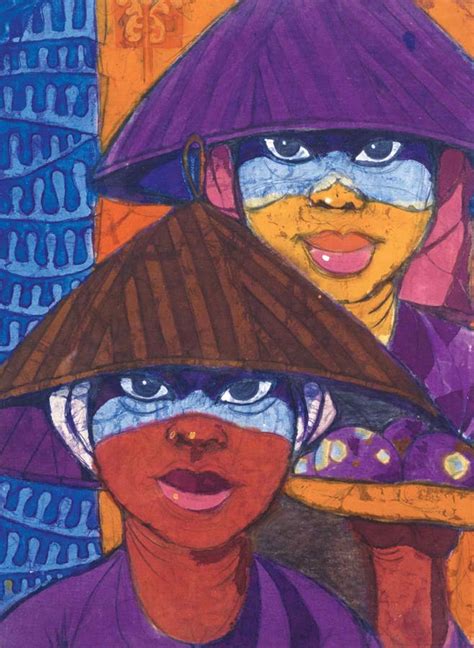 Chuah captured traditional malayan ways of life on canvas in colorful scenes rendered in a semiabstract style. Chuah TheanTeng | Country Folk | MutualArt