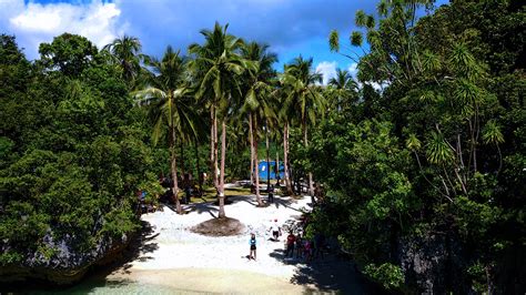 Blue Lagoon Pangabangan Tidal Pool In Libjo Dinagat Islands