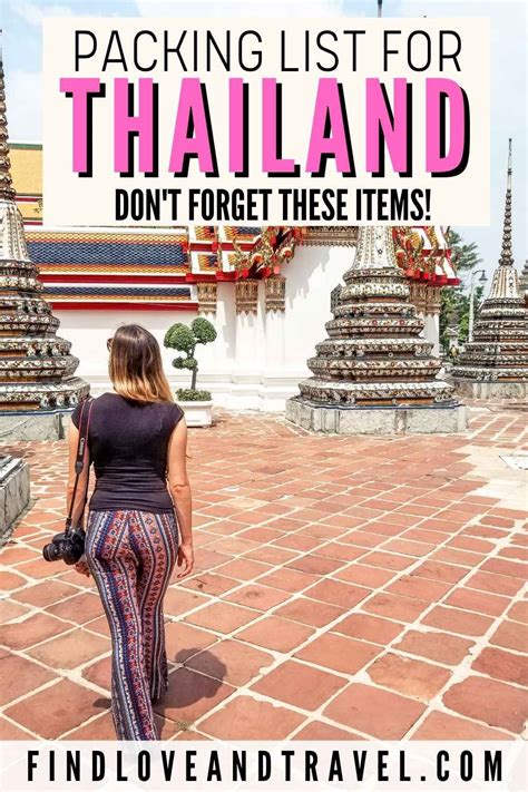 Ultimate Thailand Packing Guide What To Pack For Thailand List Artofit