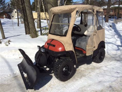 Snow Plow 4wd 48v New Used And Custom Golf Carts