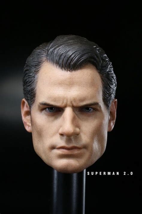 Custom Scale Henry Cavill Batman V Superman Head Sculpt For Hot