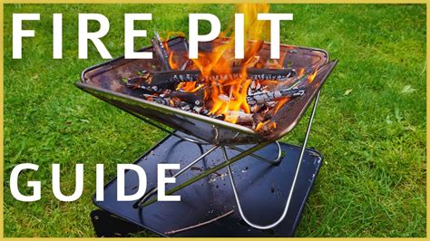 Folding Fire Pit Guide Part One Youtube