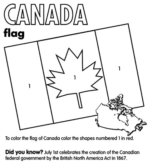 Coloring page of switzerland flag and bank. Canada Flag Coloring Page | crayola.com