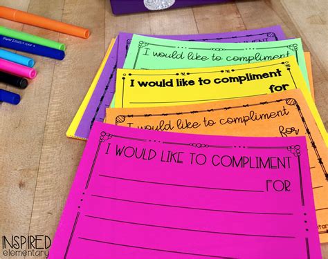 The Compliment Box Inspired Elementary