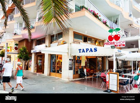 Tapas Bar Santa Eulalia Del Rio Ibiza Spain Spanish Resort Exterior