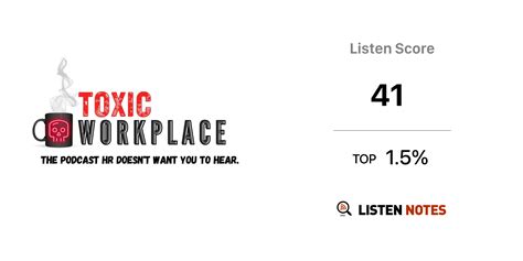 Toxic Workplace (podcast) - Carleigh J. M. | Listen Notes