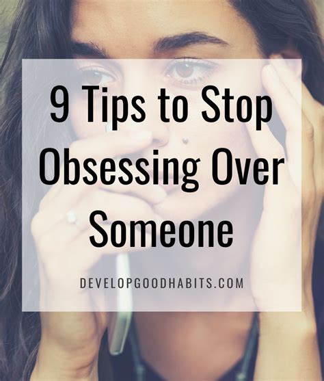 how to stop obsessing over someone
