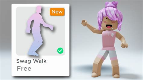 How To Get Swag Walk Emote Roblox Tutorial Youtube