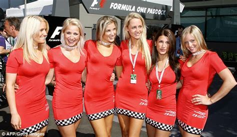 how formula one grid girls have looked over the years daily mail online