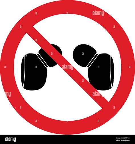 No Headphones Vector Not Allow Earphones Sign The Red Circle